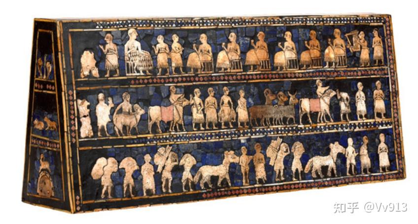 [AP艺术史] [可汗学院推荐阅读] 16. 乌尔军旗 Standard of Ur from the Royal Tombs at Ur - 知乎