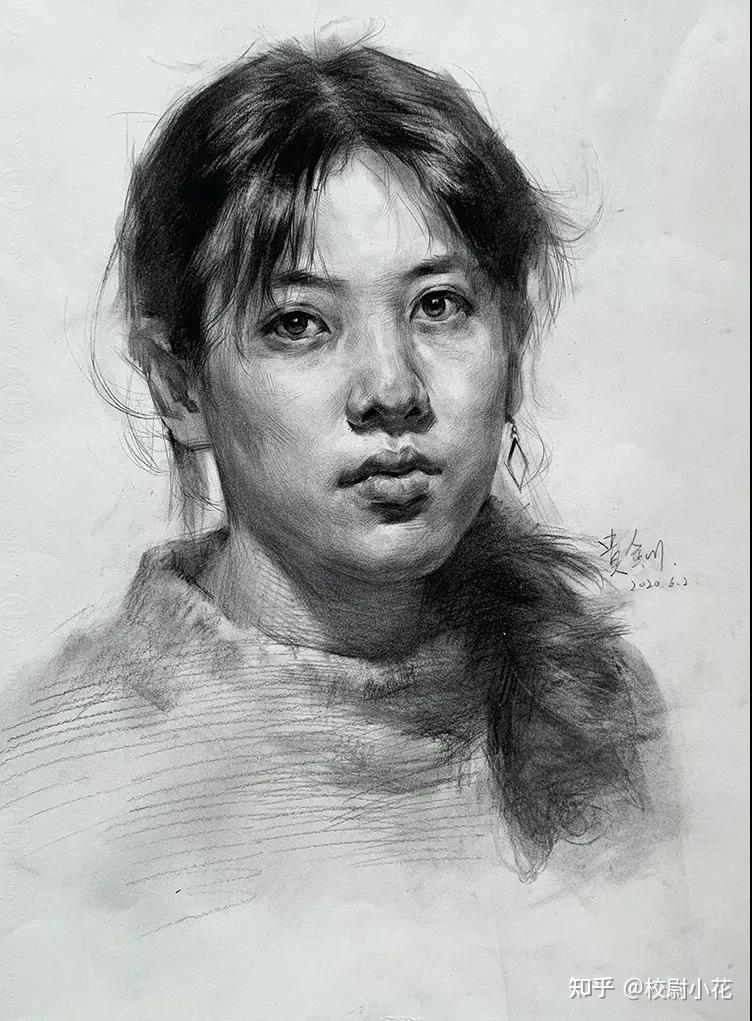 校尉美术告诉你美术联考素描头像怎样画才能考高分? - 知乎