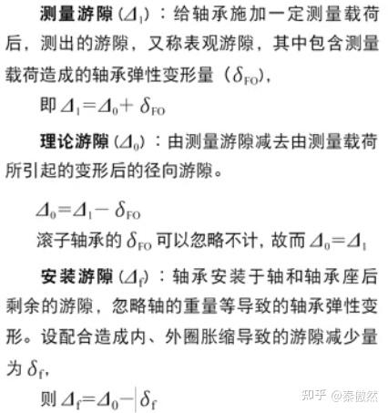 轴承游隙 - 知乎