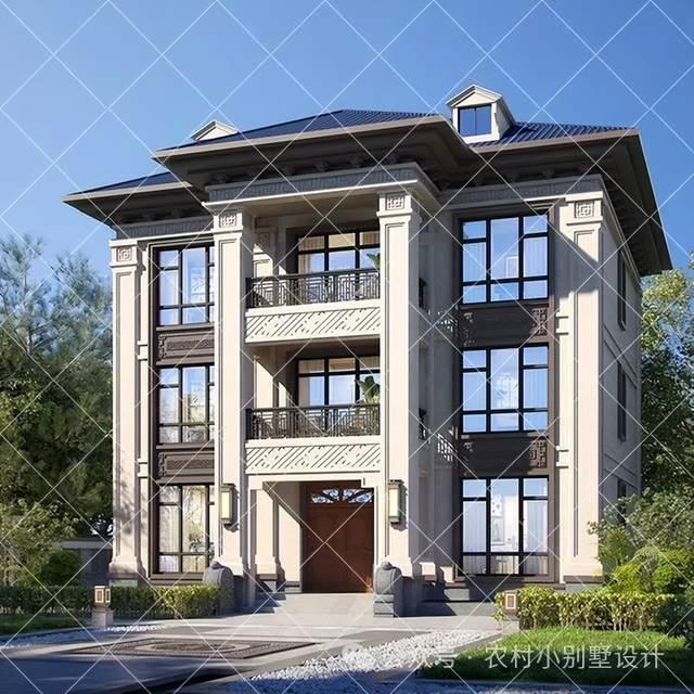 21款三层新中式农村自建房别墅,复式客厅楼中楼设计,2024建房首选 - 知乎