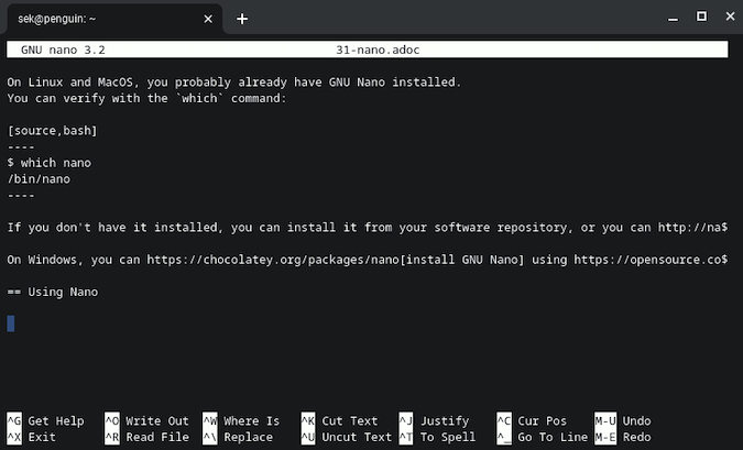 Nano Code 试试 GNU nano,一个轻量级的 Vim 替代品 | Linux 中国 - 知乎