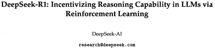 论文解读DeepSeek-R1 - 知乎
