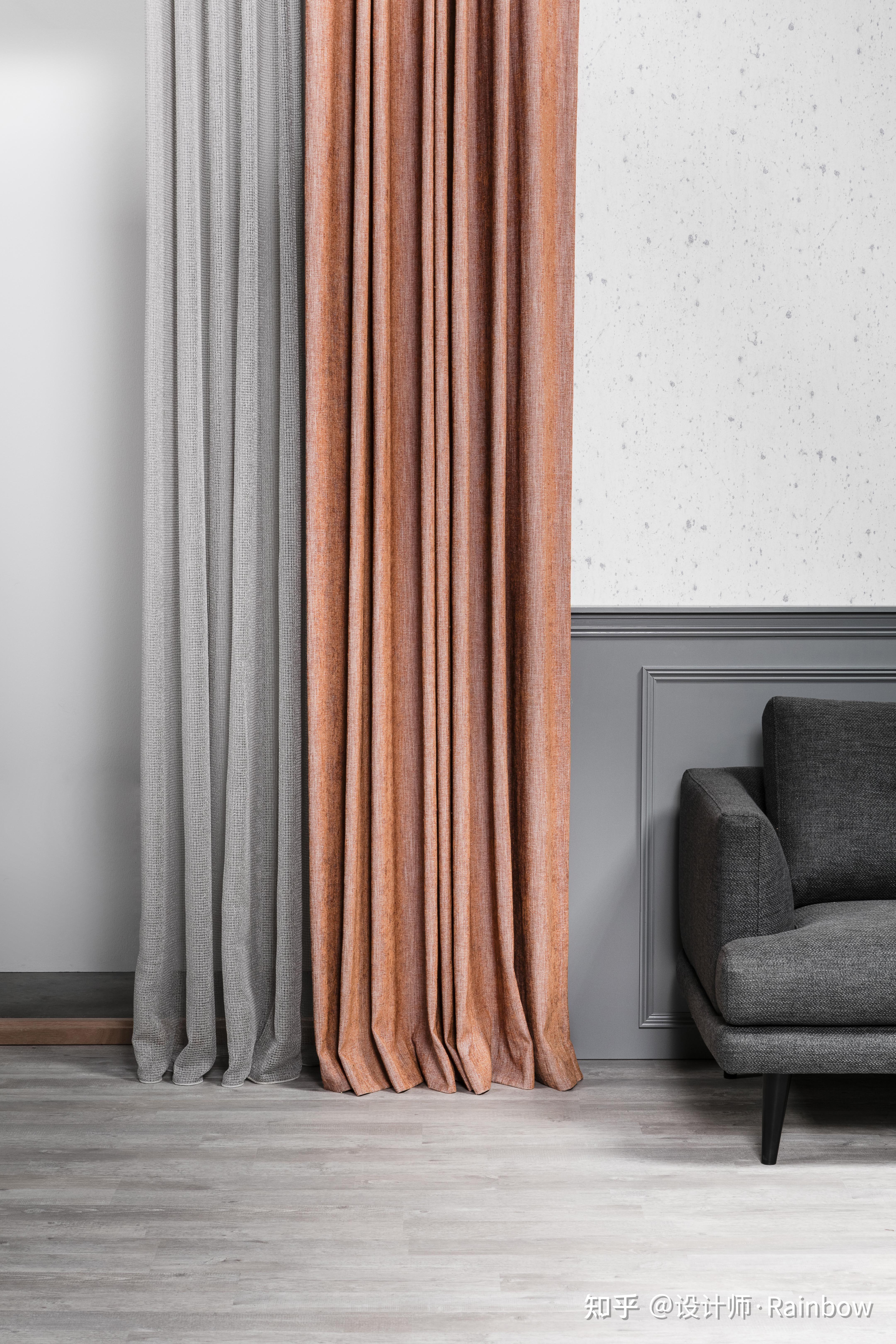 纯色双拼窗帘好看吗?怎样选择色彩搭配? - 知乎