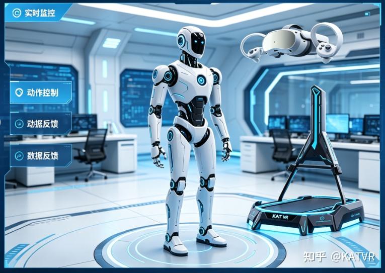 不用手柄、不用代码！VR 跑步机 + 人形机器人，让你一秒化身「钢铁分身」 - 知乎