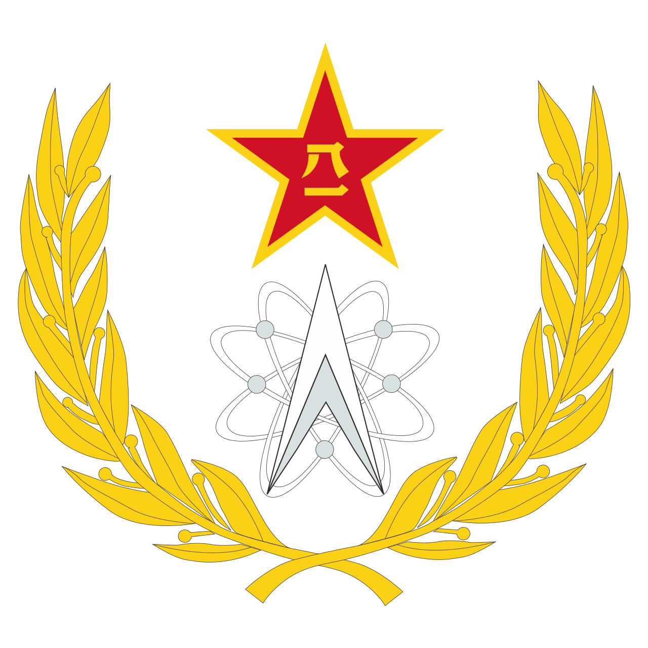 战略支援部队帽徽图片
