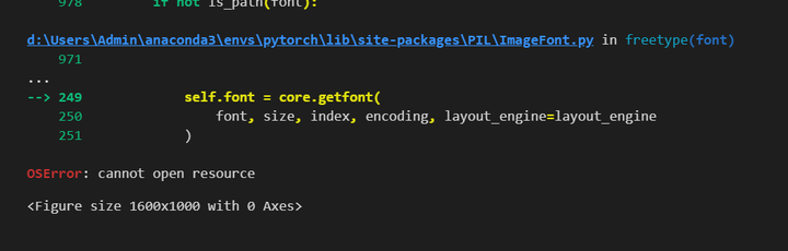 OSError Cannot Open Resource OSError Cannot Open Resource
