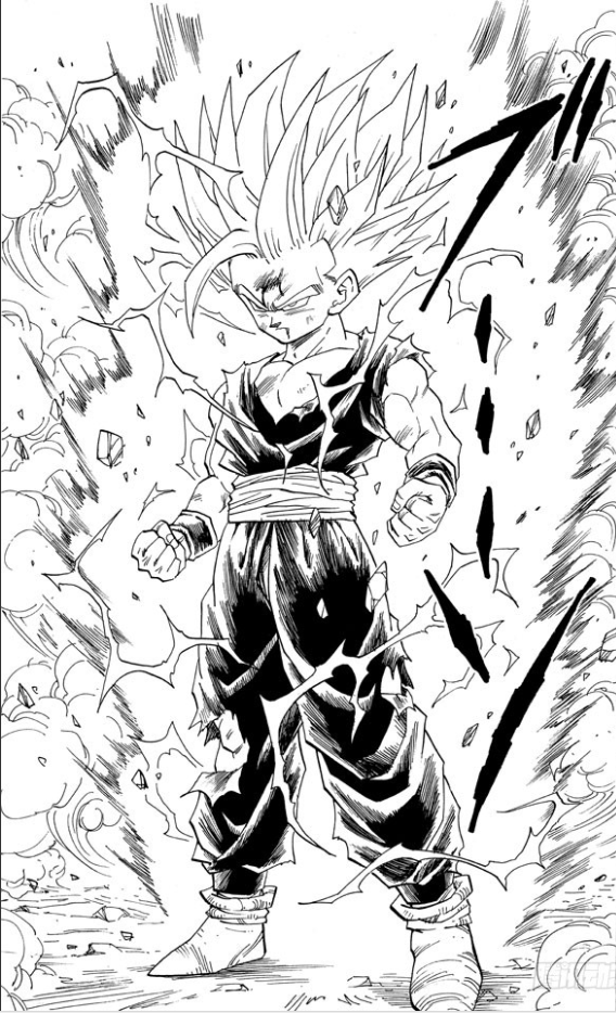 龙珠黑白漫画怎么判断超级赛亚人的形态