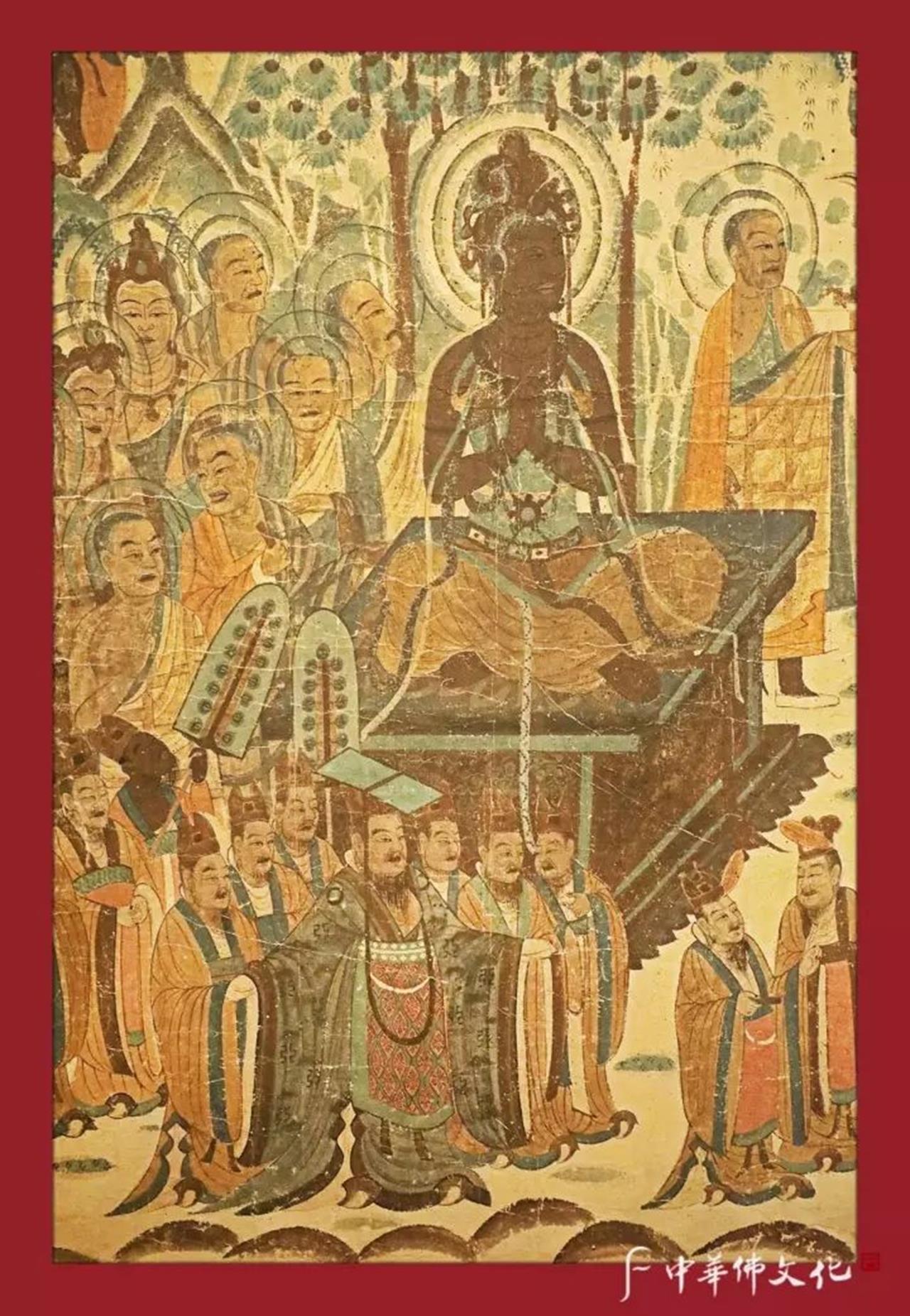 【神游千年,大美敦煌】初唐-335窟:维摩诘经变、劳度叉斗圣变【多图】 - 知乎