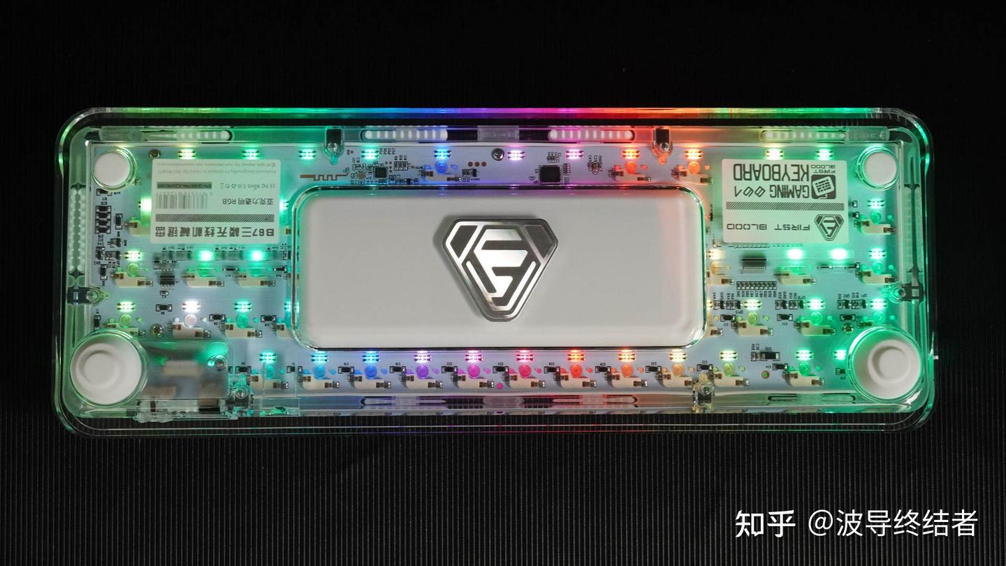 晶萤剔透的漂亮 - FIRST BLOOD B67三模机械键盘 - 知乎