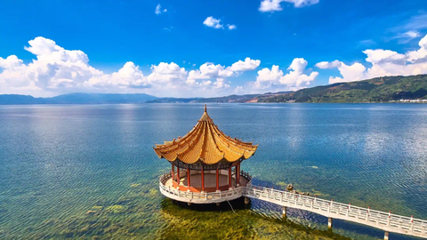 澄江抚仙湖水下古城