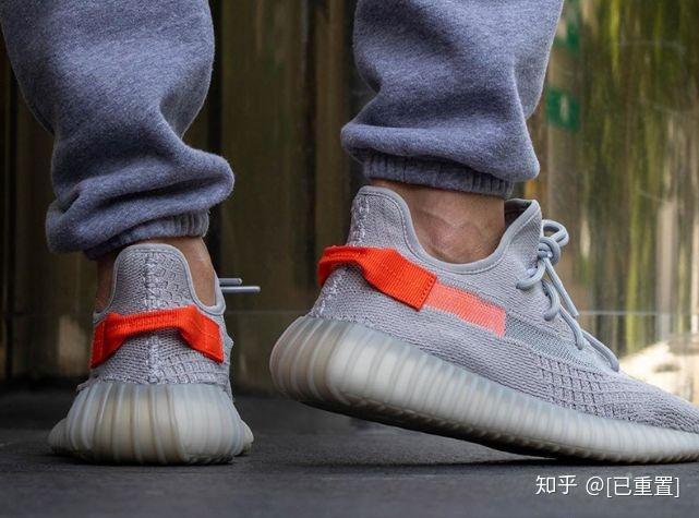 yeezy boost 350 v2 tail light on feet
