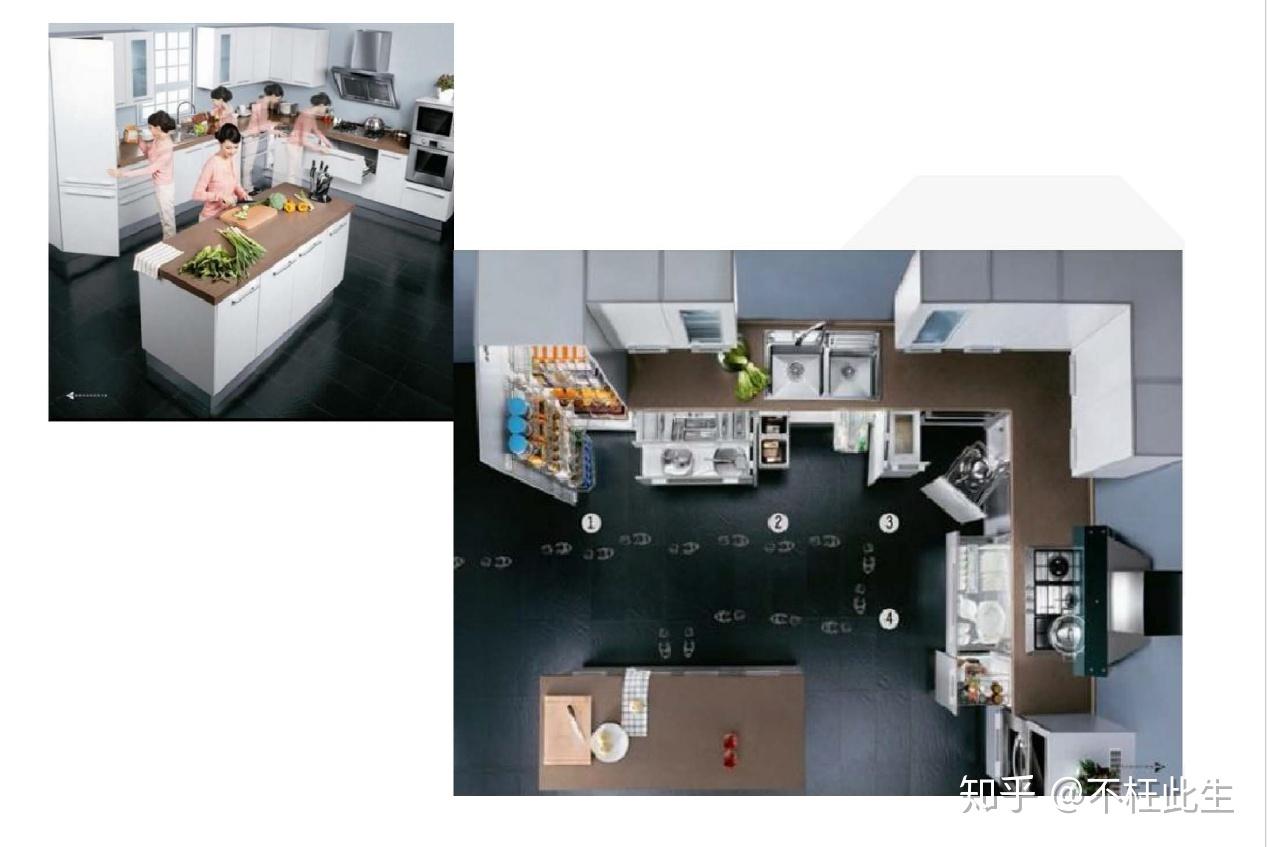 一字型厨房设计效果图 小户型厨房适合怎么设计 厨房白色台面-家装效果图_装一网装修效果图