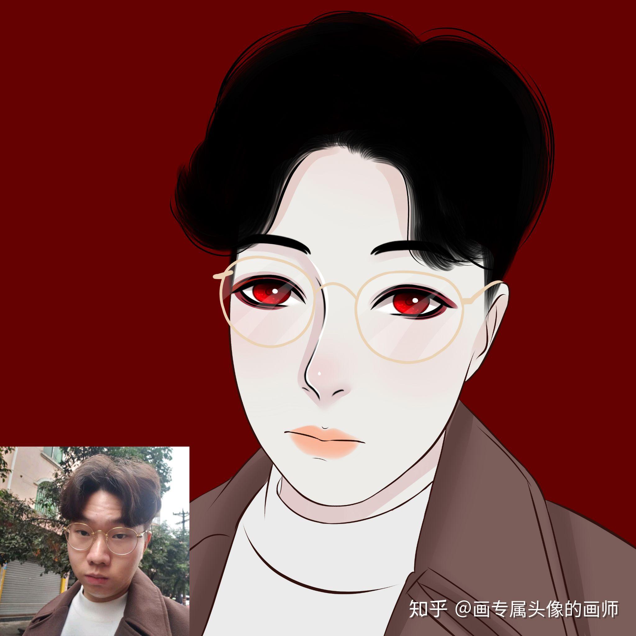 网友们有没有白发二次元男生,红眼睛,一手捂眼露出一条缝隙,眼发红光