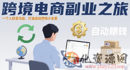 跨境电商副业之旅，一个人的亚马逊，打造自动賺钱小生意