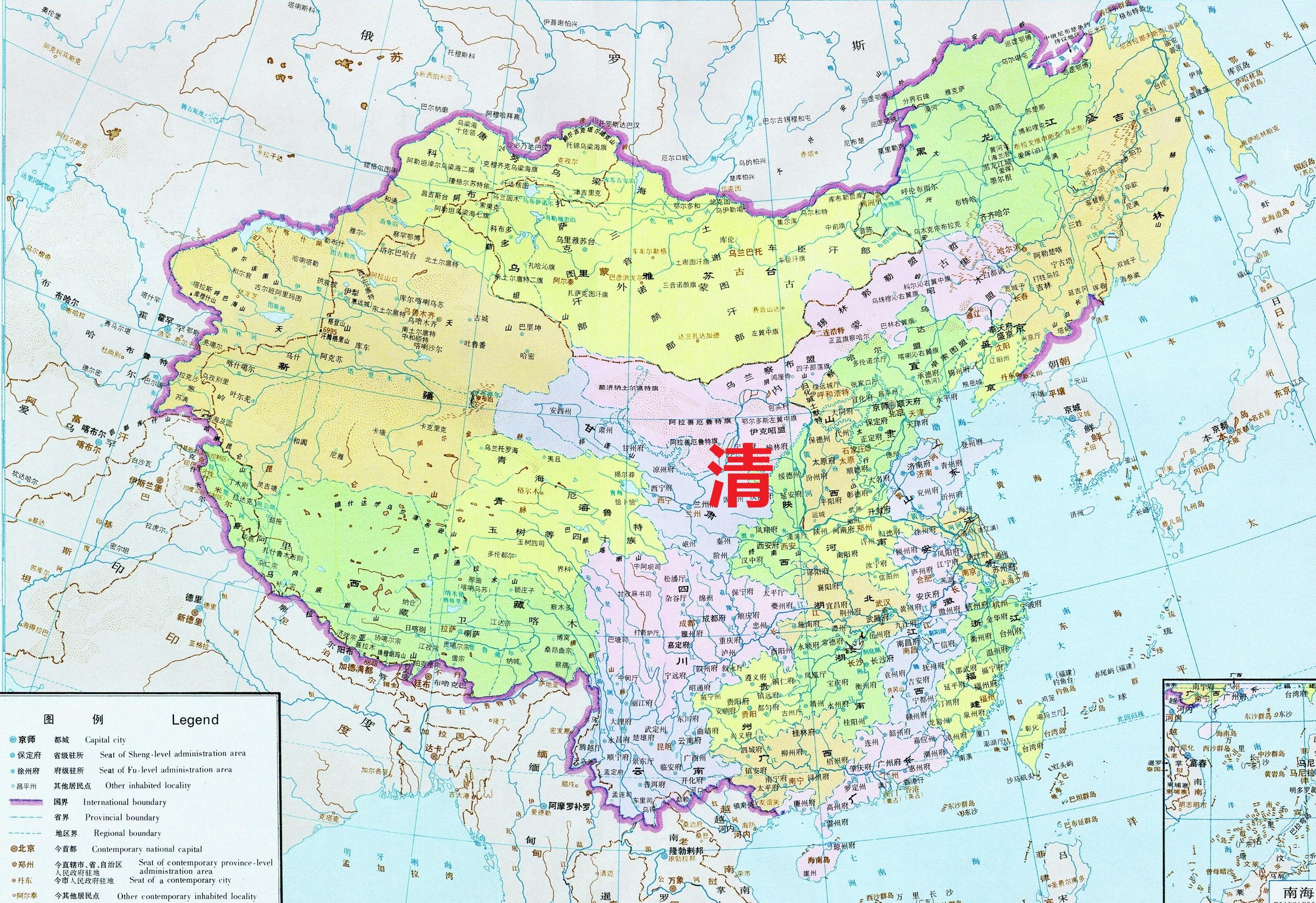 看完我国10个朝代的版图，原来，大清帝国贡献最大 - 知乎