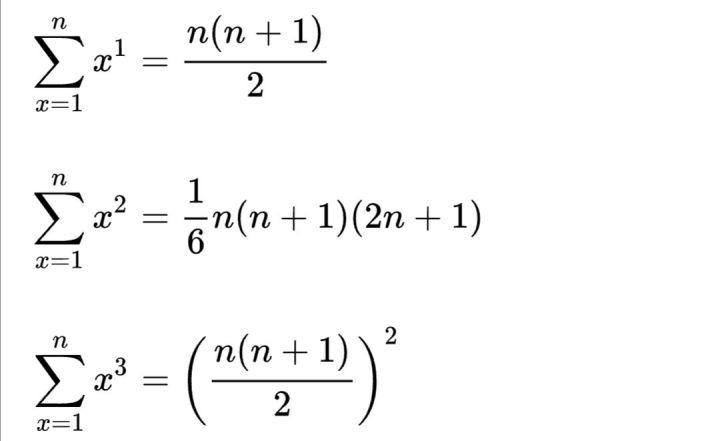 数玩の日常001】自然数1~5次方前n项和的通向公式+证明① - 知乎