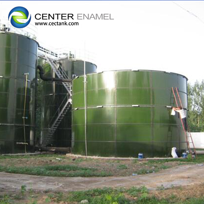 Industry Glass Coated Steel Water Storage Tanks With AWWA D103 - 09