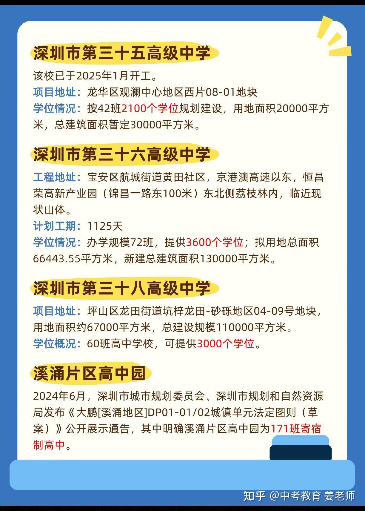 深圳未来预计新增＆扩建高中一览 - 知乎