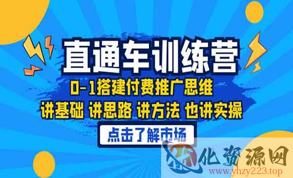 《淘系直通车训练课》0-1搭建付费推广思维，讲基础 讲思路 讲方法 也讲实操_wwz