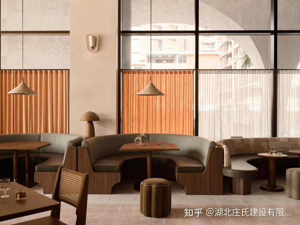 空间美学｜复古暖调餐厅设计 - 知乎