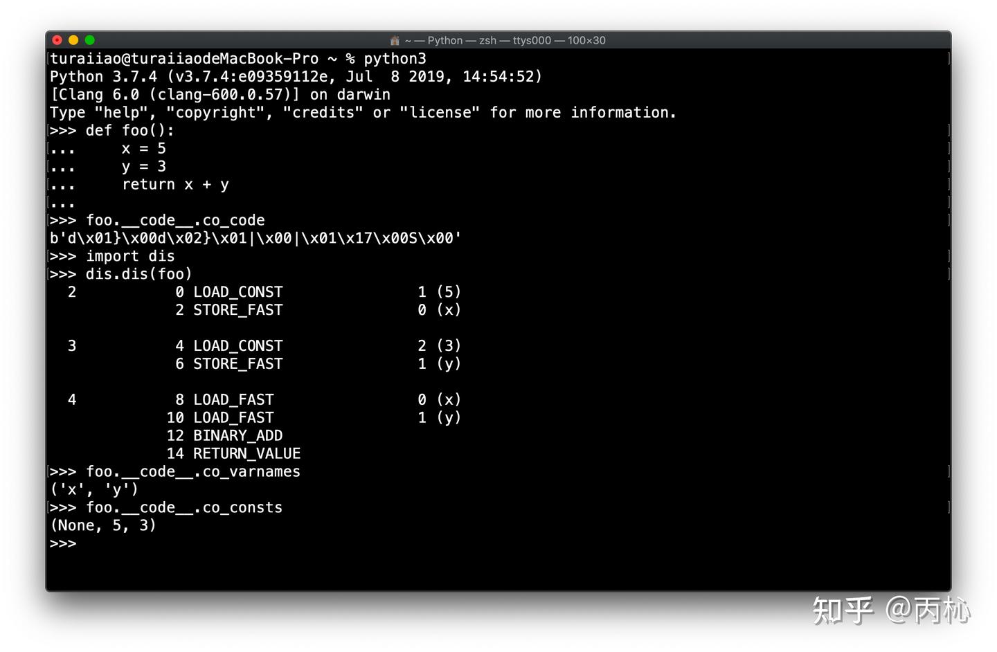 Python VM Frame 基本解析 - 知乎