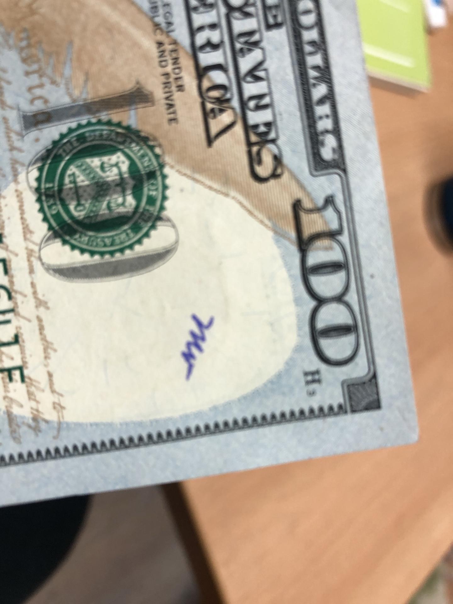 有笔迹的美元可以在国内银行兑换吗？ - 知乎