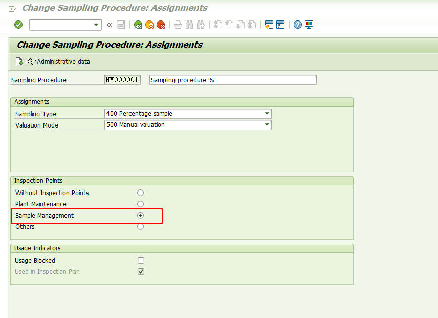 SAP报错Sampling procedure is not permitted for insp.point-related - 知乎