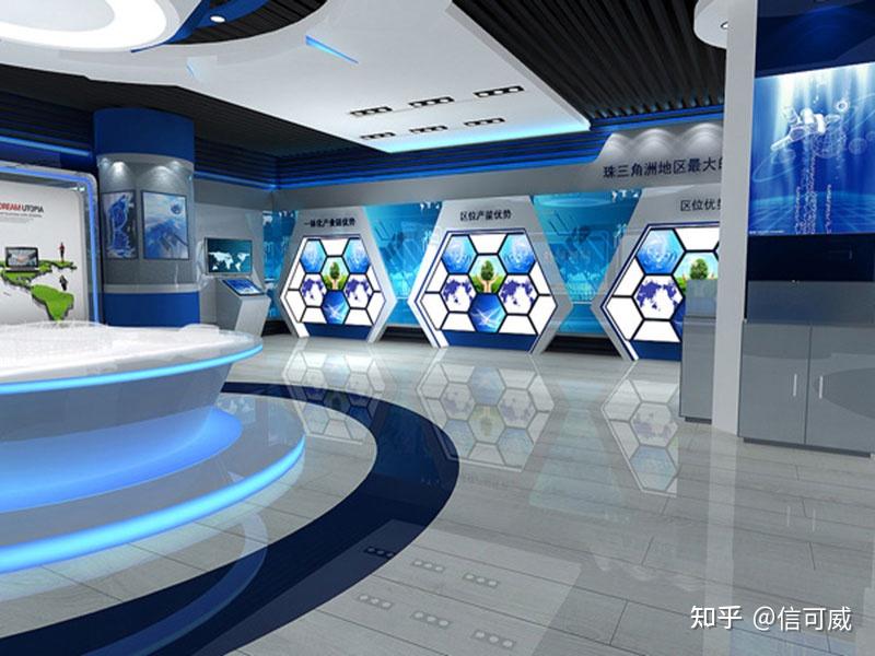欣赏|15个高质量企业展厅设计案例合集 - 知乎