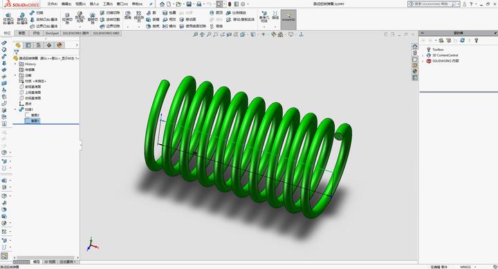 SolidWorks画弹簧的4种方法,你掌握几种? - 知乎