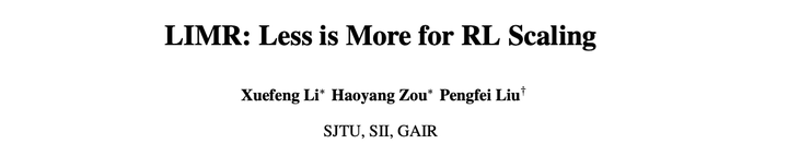 LLM RLHF 2025论文（一）LIMR - 知乎