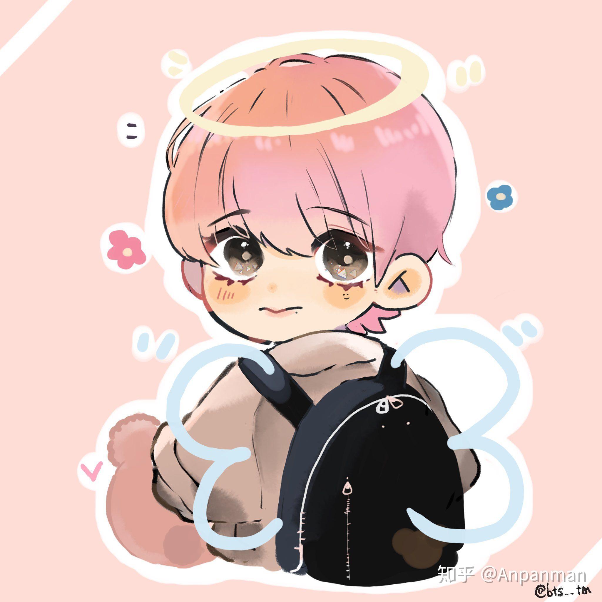 求助有没有防弹少年团的q版人物图片