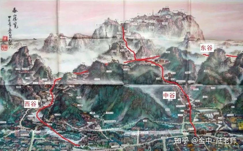 《登泰山记》讲了哪些登山路线? - 知乎