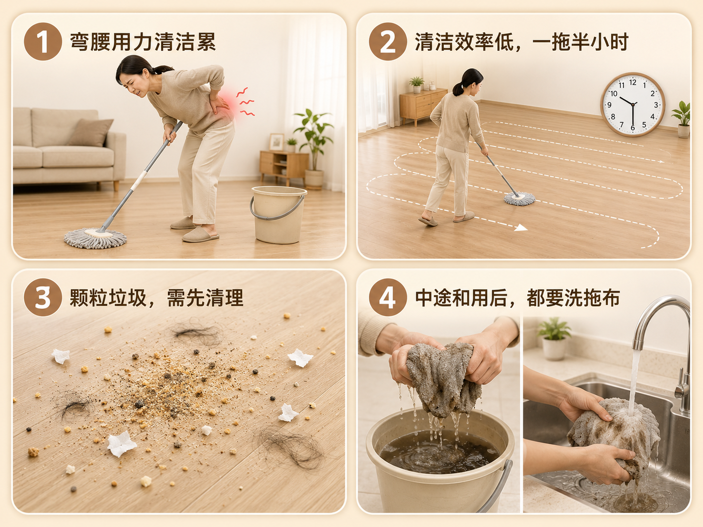 洗地机不需要买贵但是要买对!从传统工具到洗地机以及更新换代洗地机该怎么选?友望天鹅/添可极客2.0 /石头A30 Pro 2.0真实体验