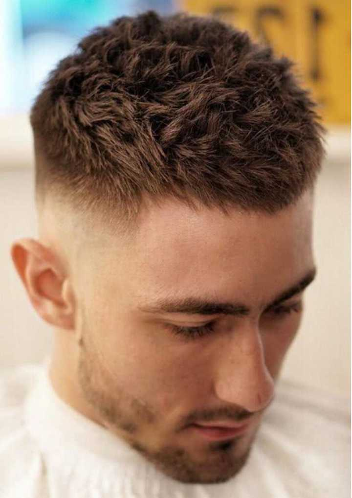 男生发际线后移m型什么发型比较合适