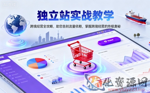 独立站实战教学，跨境经营全攻略，助您告别流量依赖，掌握跨境经营的终极奥