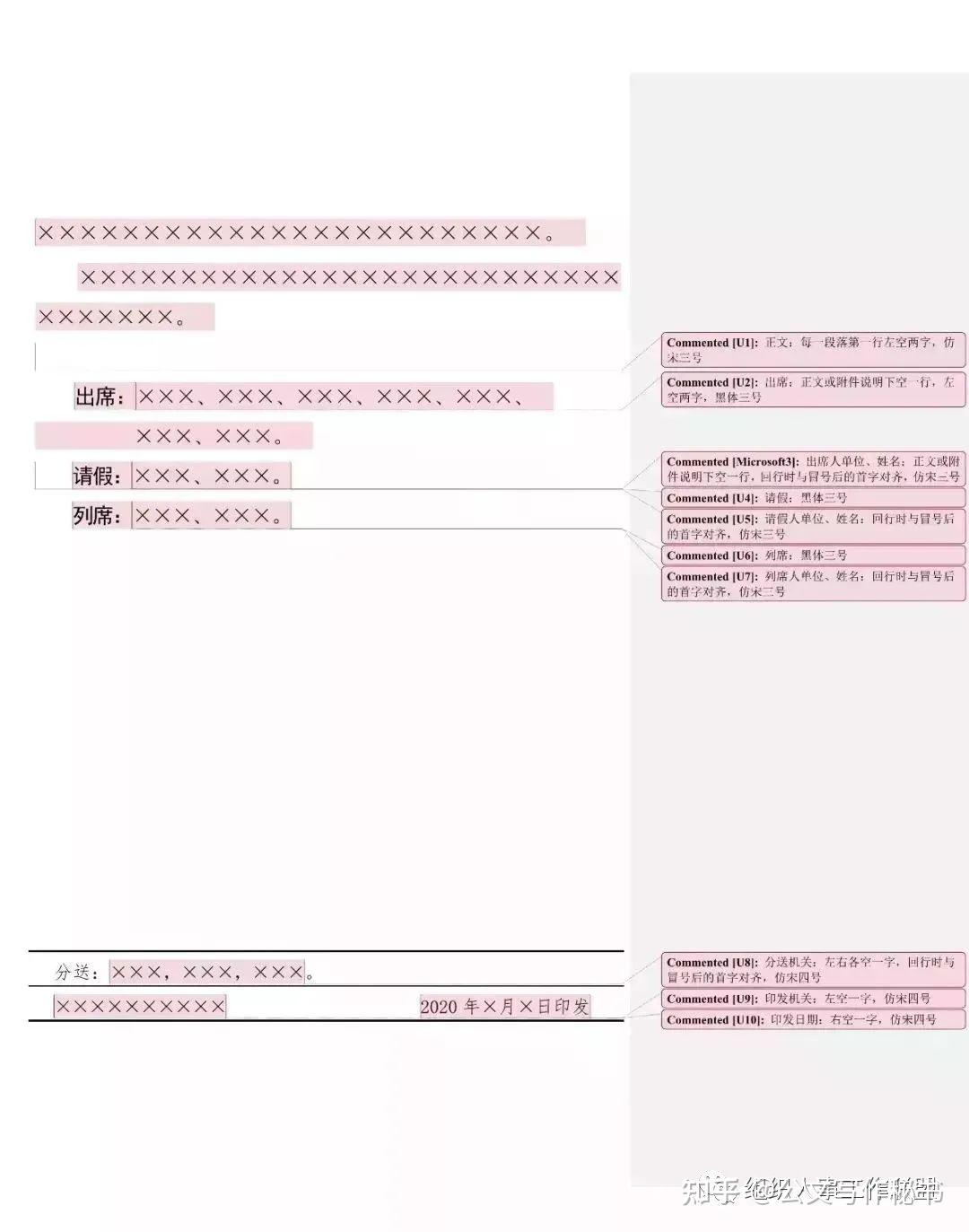 权威的公文写作格式,附详细示例图(建议收藏) - 知乎