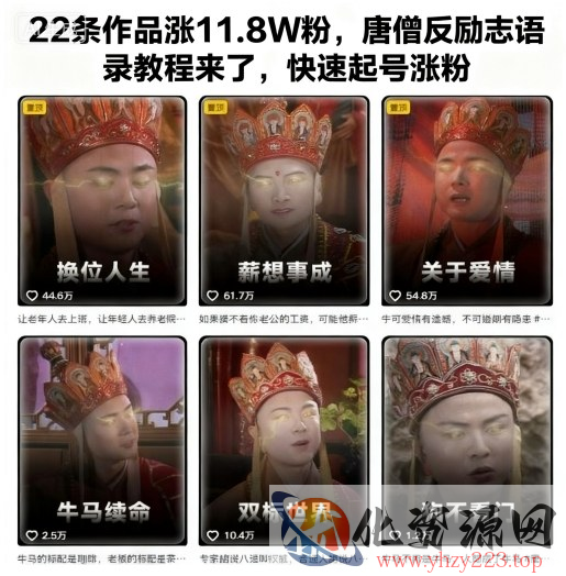 ‌⁢‬​​‬‍‬​​⁢⁡‬‬⁡⁣‬​‍​⁢‬⁣⁢‌​​⁣‬⁢​‬​⁢‬⁤⁡⁣​⁢‌‍⁡‍⁤‬22条作品涨11.8W粉，唐僧反励志语录教程来了，快速起号涨粉