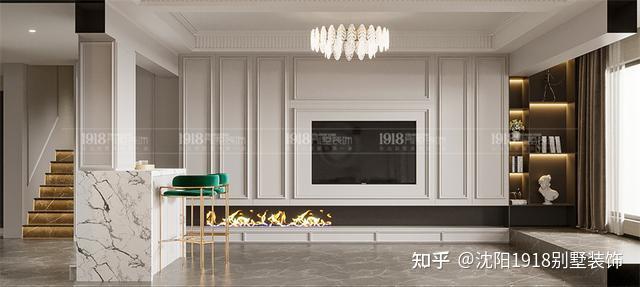 400平别墅家装设计 简欧风格 体会不一样的西式风格设计美! - 知乎
