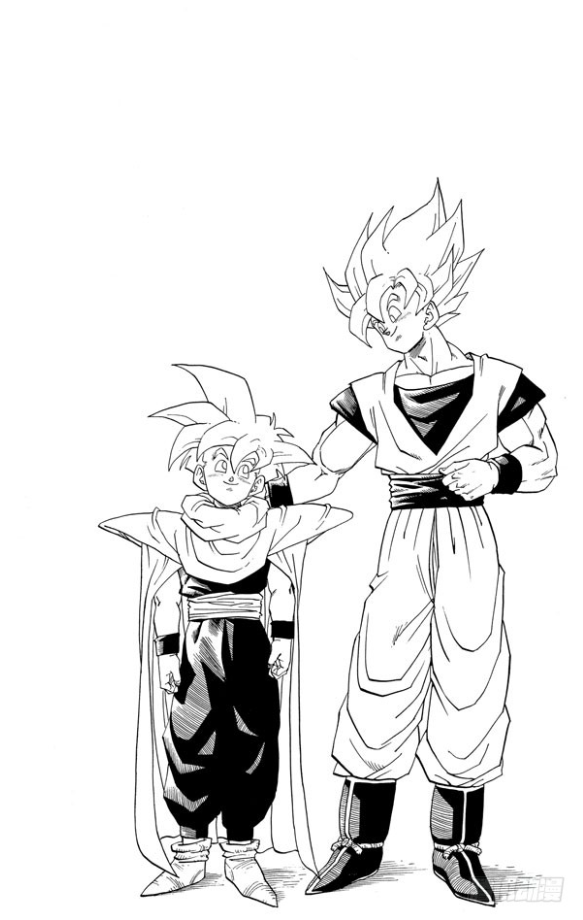 龙珠黑白漫画怎么判断超级赛亚人的形态