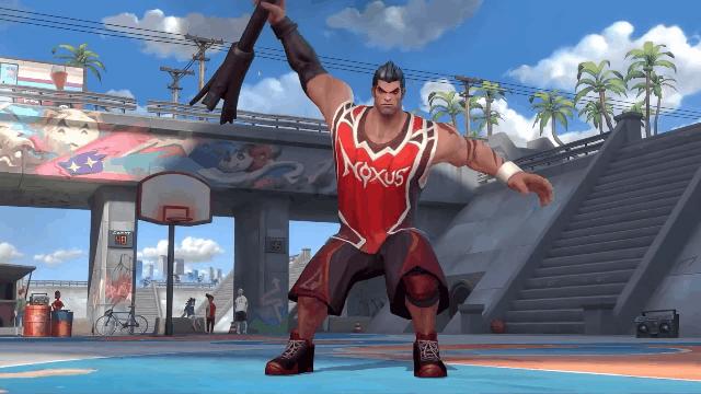 lol手游灌篮高手明日上线多种扣篮姿势局内特效抢先看