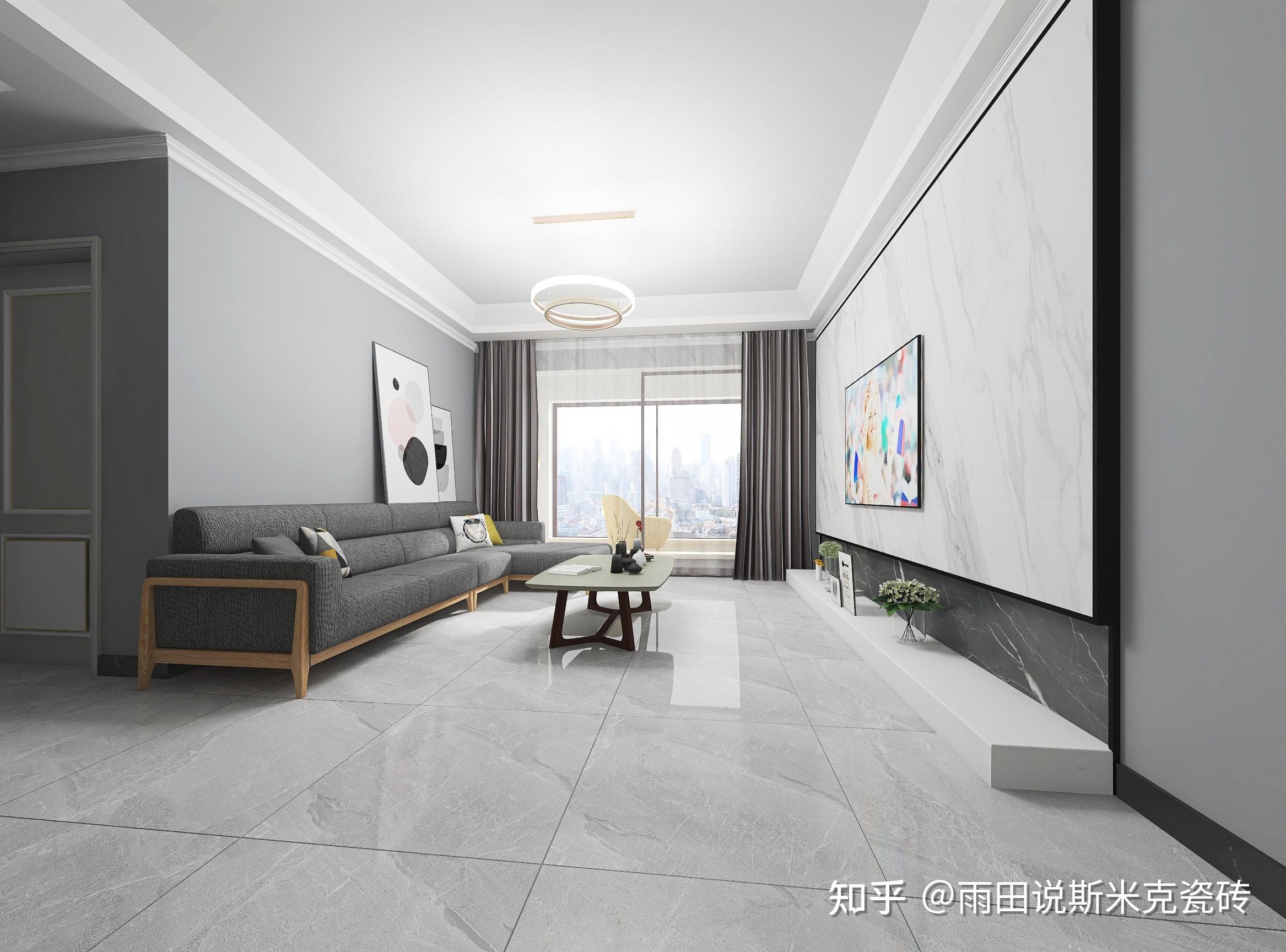 采光不好,客厅装修应该选什么颜色的瓷砖? - 知乎