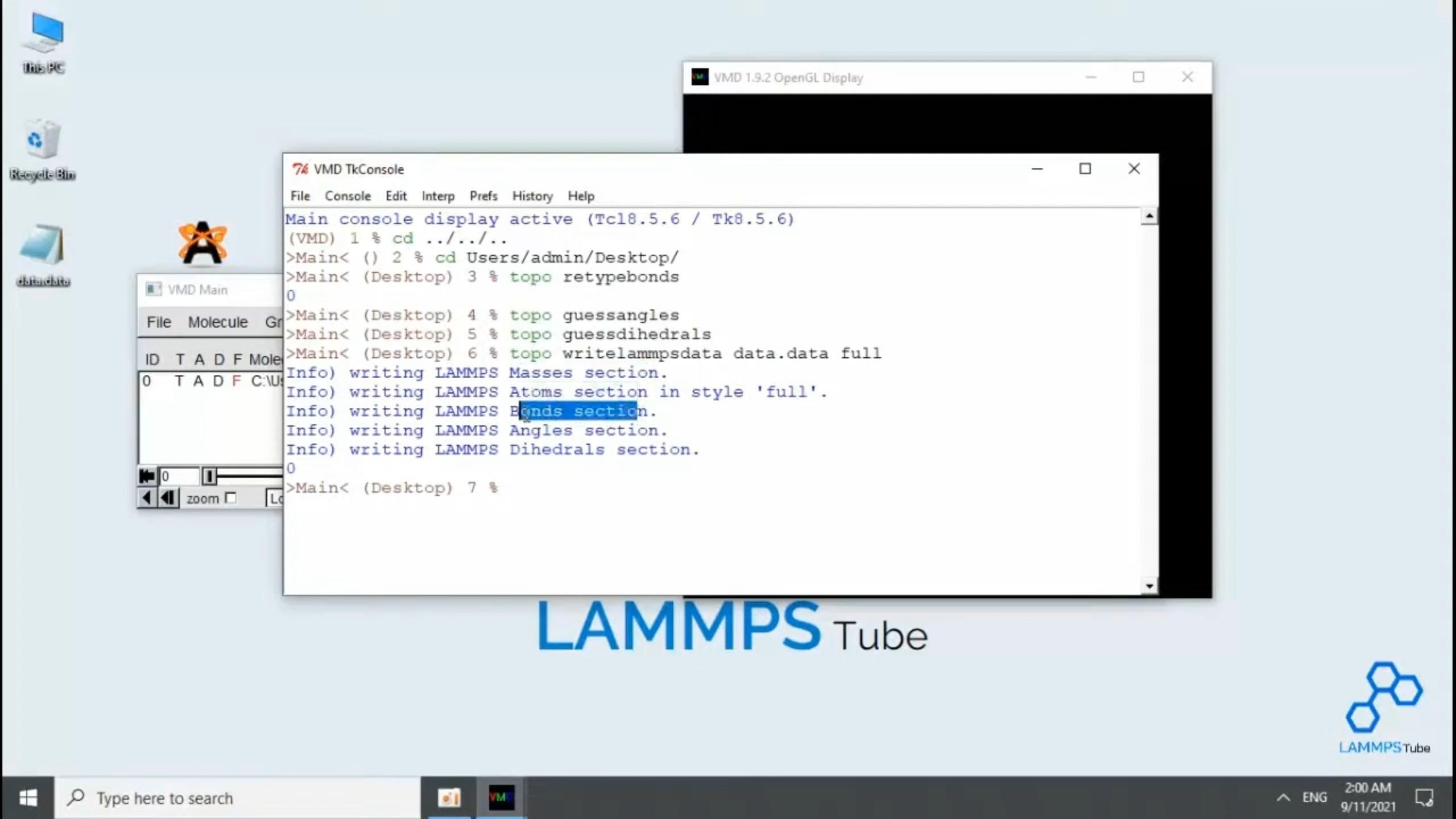 使用vmd软件编写lammps-data文件 - 知乎