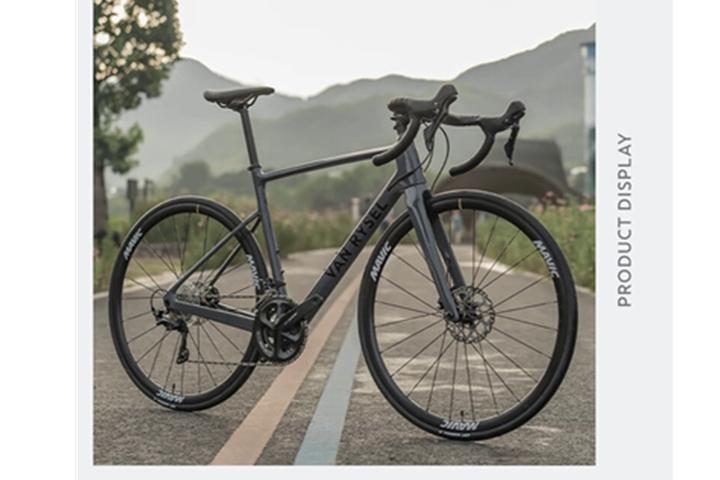 迪卡侬decathlonncrcf105碳纤维碟刹公路车物超所值