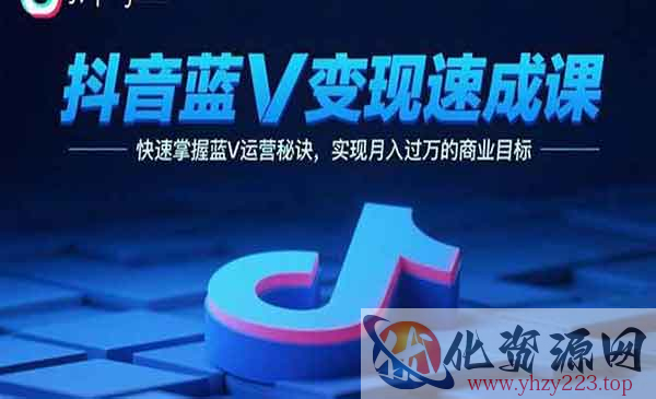 抖音蓝V变现速成_wwz