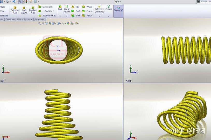 SolidWorks 异形弹簧的绘制 - 知乎