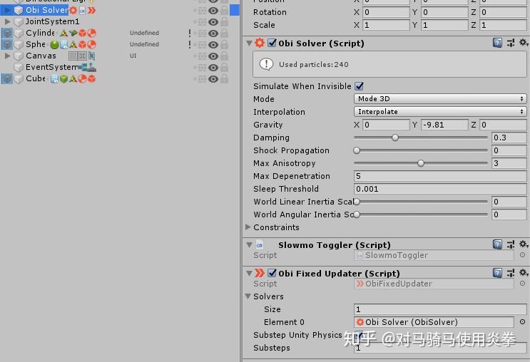 用Unity来实现一下绳子效果——Obi Rope插件介绍 - 知乎