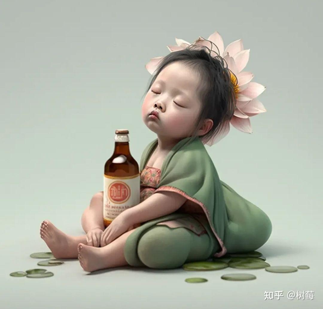 有没有人提供类似这样抱酒瓶的头像给我? - 知乎