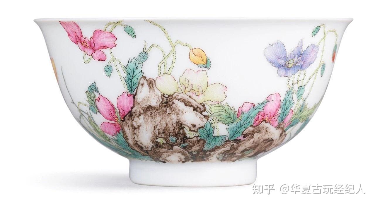 セール，送料無料 中国古美術 大清乾隆年製款 黄地 茶碗 琺瑯