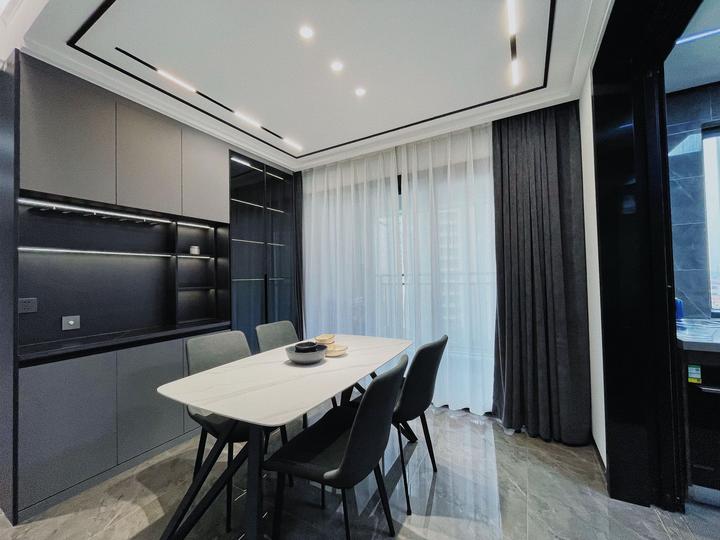 118m²极致现代简约,黑白灰也能打造精致感的家 - 知乎