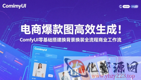 电商爆款图高效生成！ComfyUI 零基础搭建换背景换装全流程商业工作流